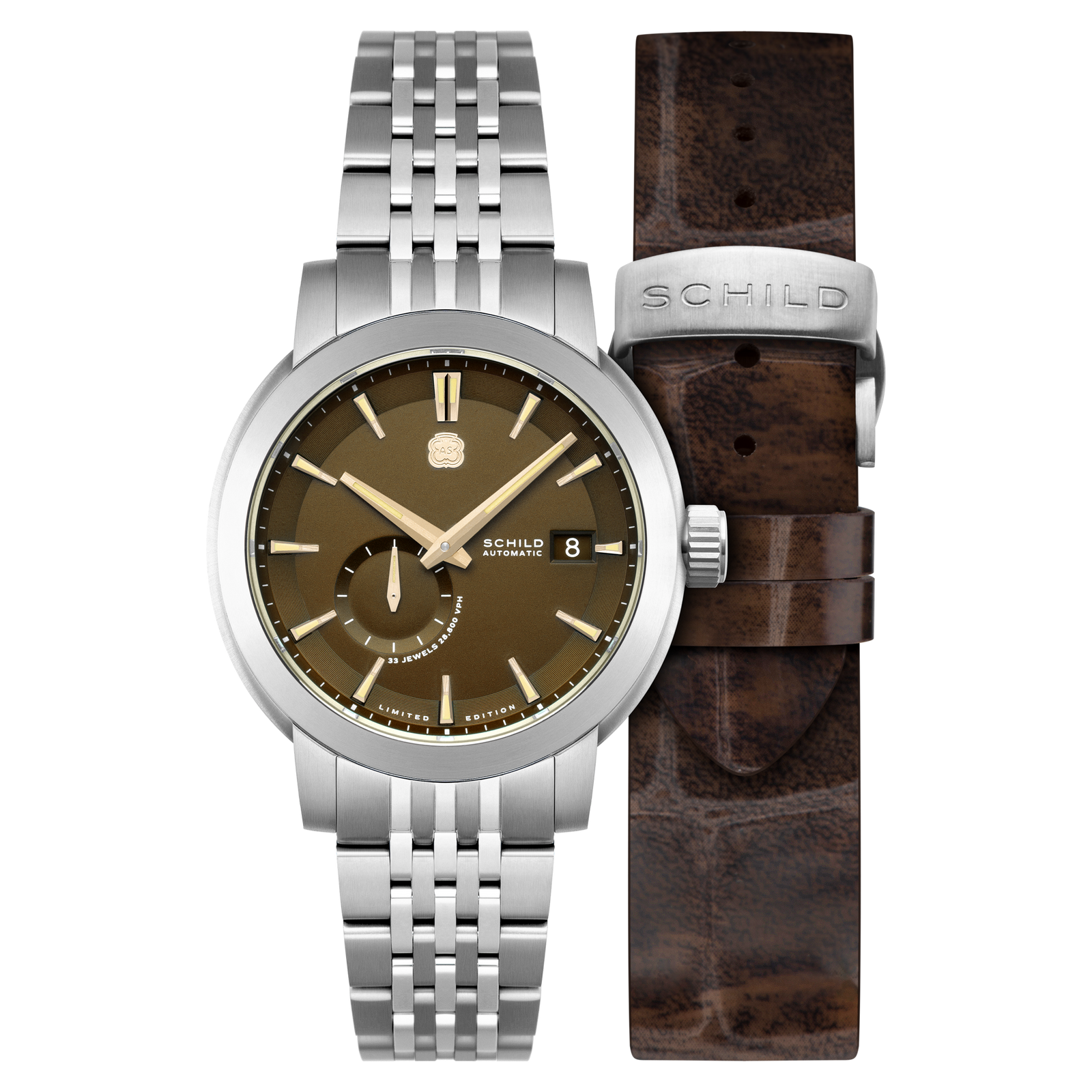 Heinrich Micro Rotor Automatic Limited Edition Chocolate Brown