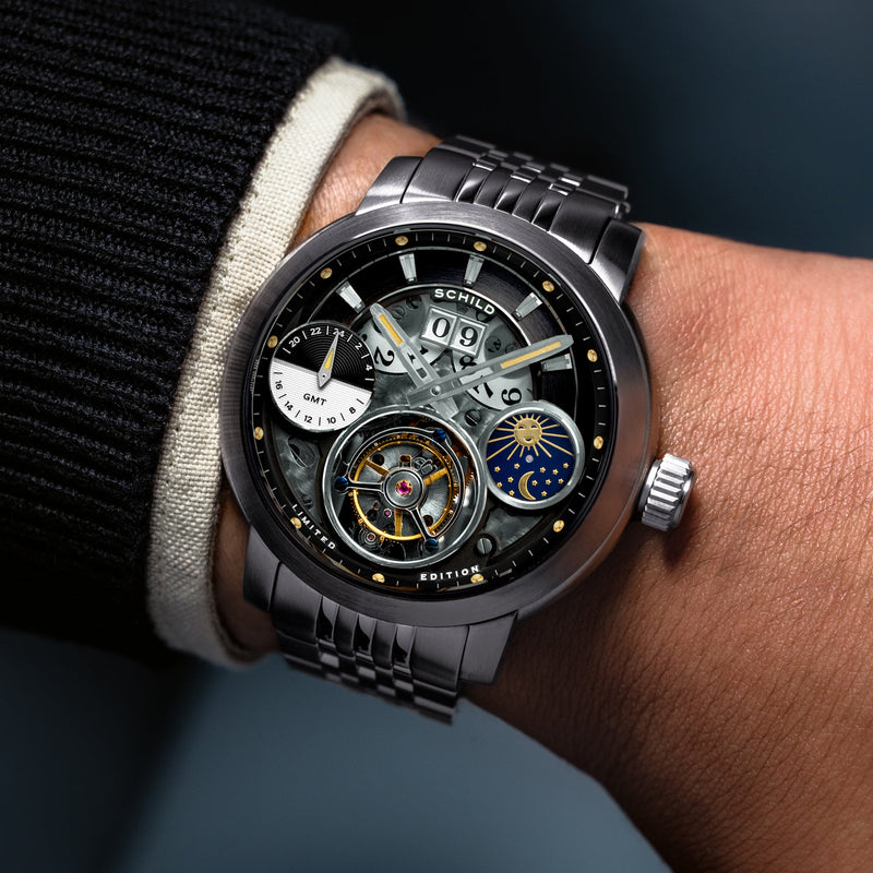 Heinrich GMT Tourbillon Limited Edition Raven Black