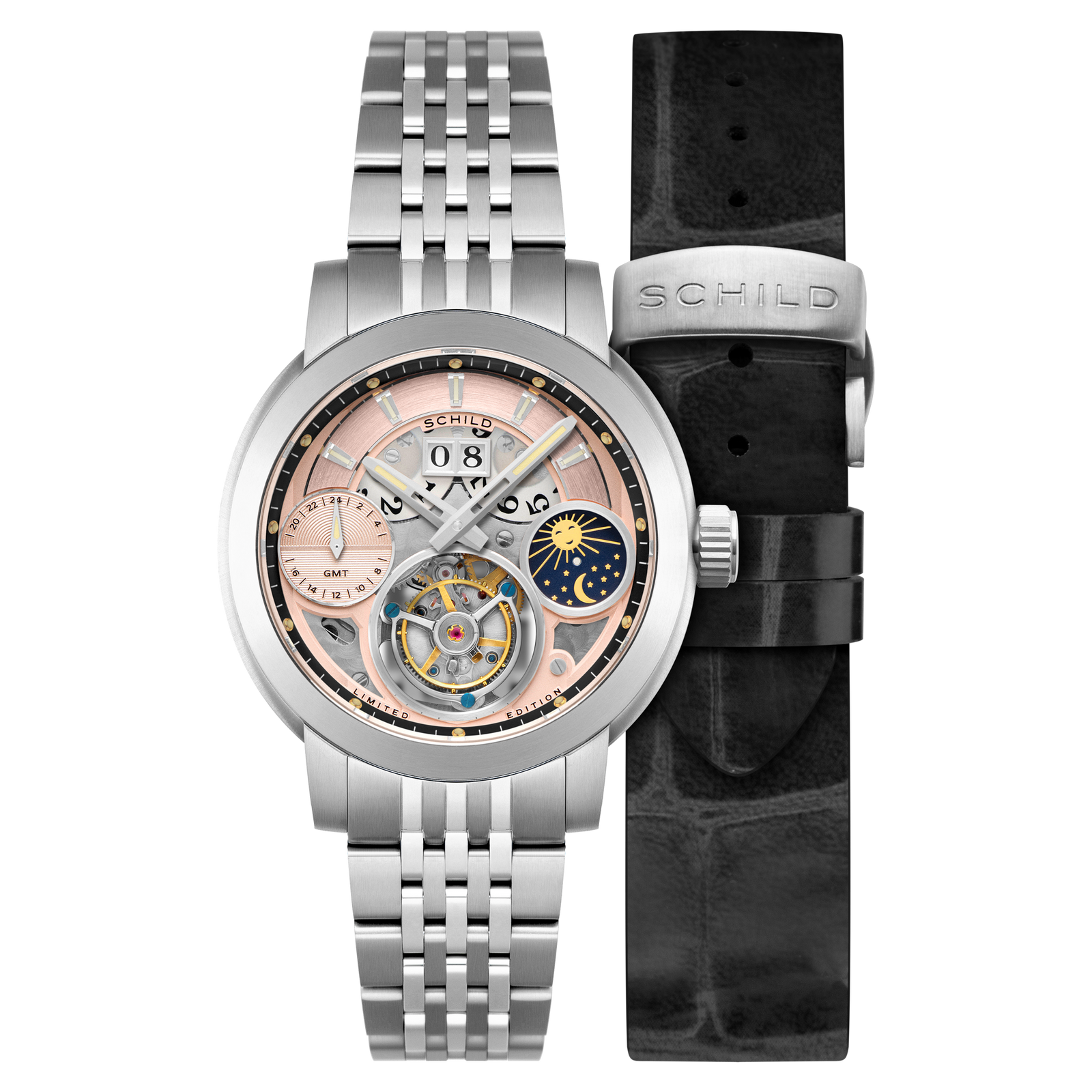 Heinrich GMT Tourbillon Limited Edition Sunset Peach