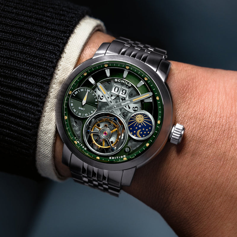 Heinrich GMT Tourbillon Limited Edition Jade Green