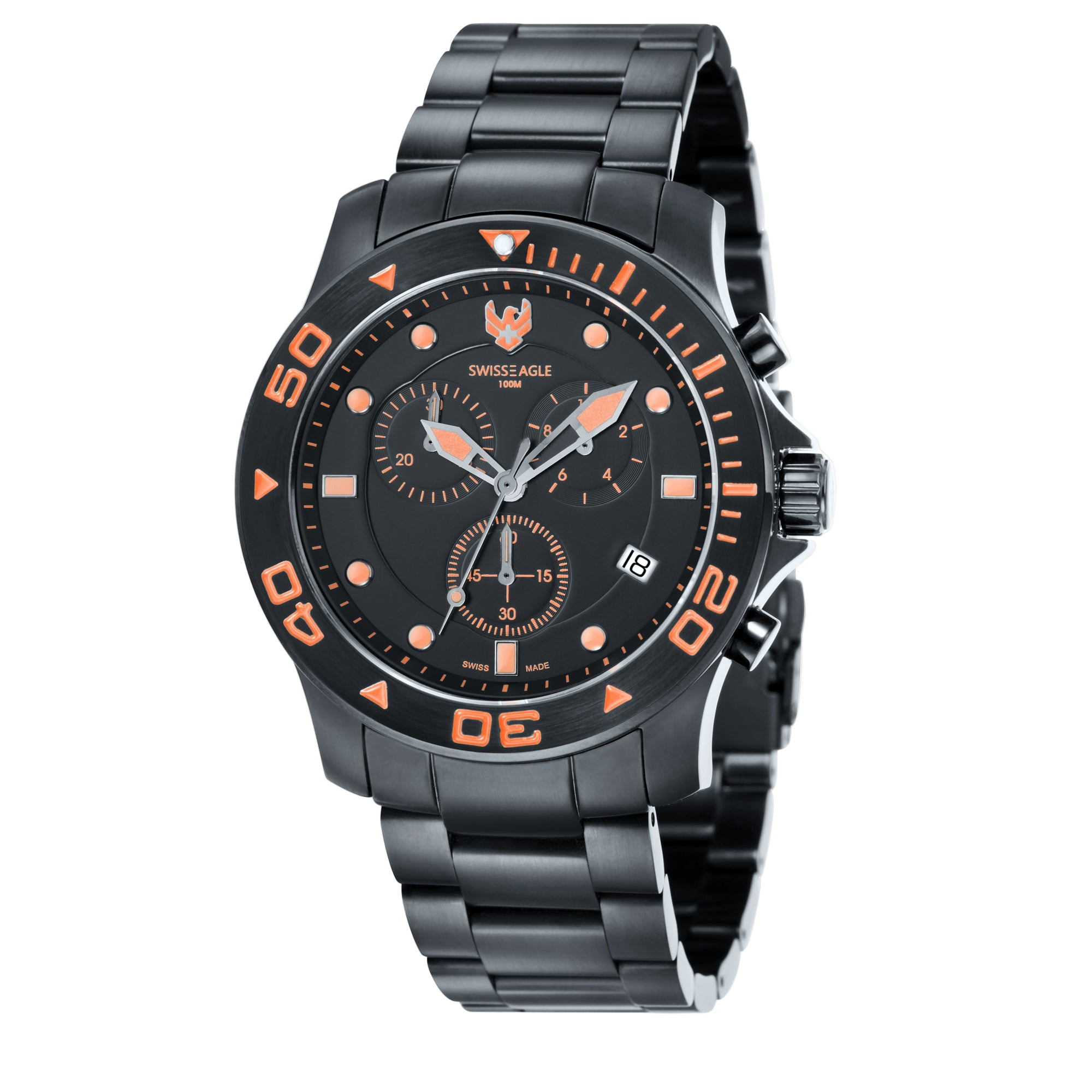 Sea Bridge Chronograph Orange Black