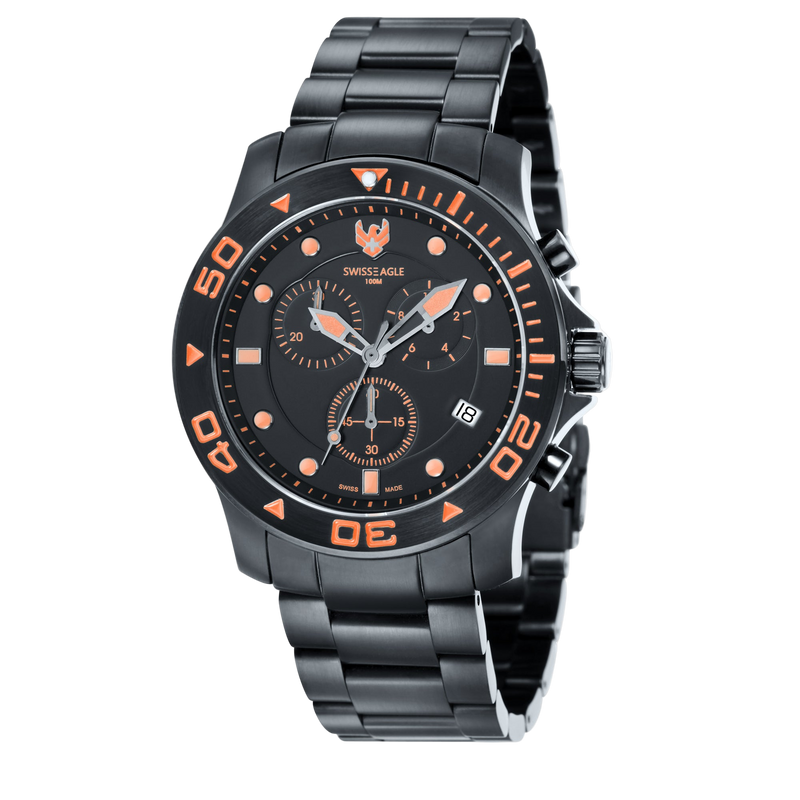 Sea Bridge Chronograph Orange Black
