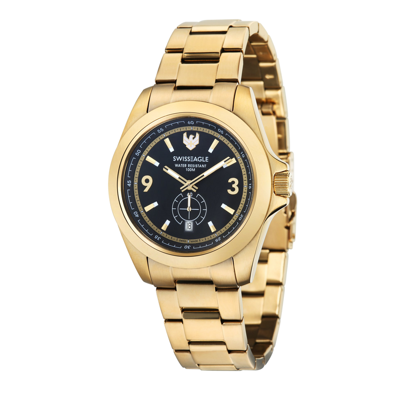 Dufaux Quartz Gold Black