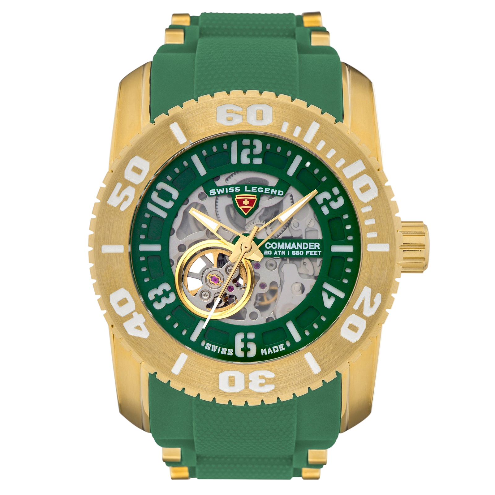 Commander-it10 Automatic Green SL-10068A-GM-08-YB