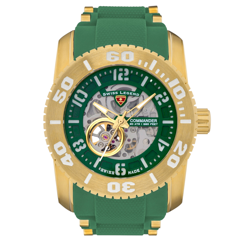 Commander-it10 Automatic Green SL-10068A-GM-08-YB