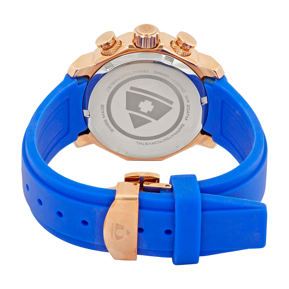 Blue Geneve - Ladies Quartz White