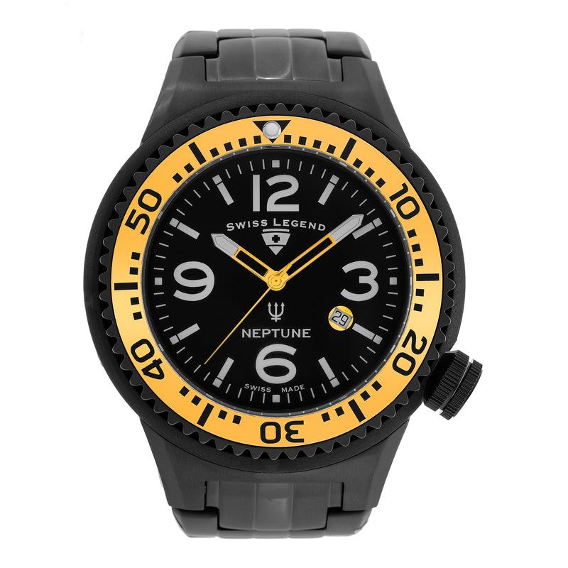 Neptune Force Quartz Black SL-21819PSM-BB-11-GA