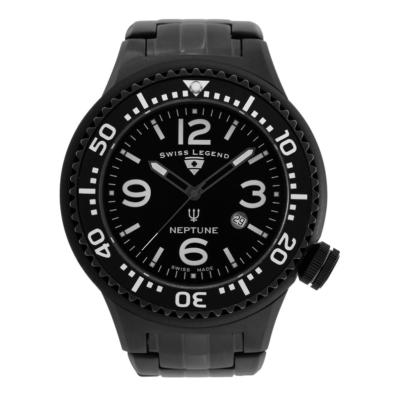 Neptune Force Quartz Black SL-21819PSM-BB-11-SA