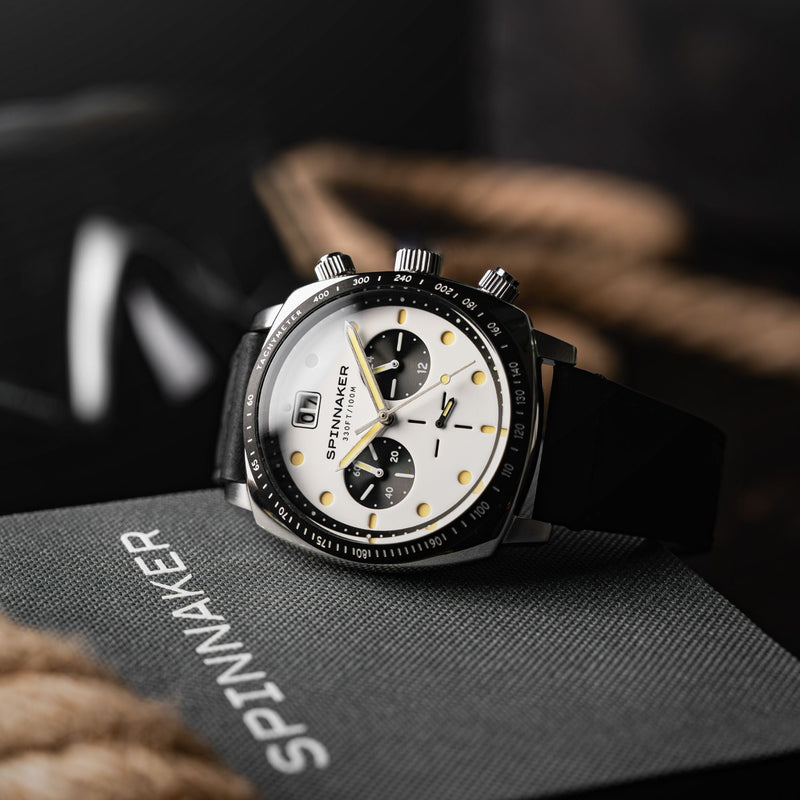 Hull Chronograph Panda White