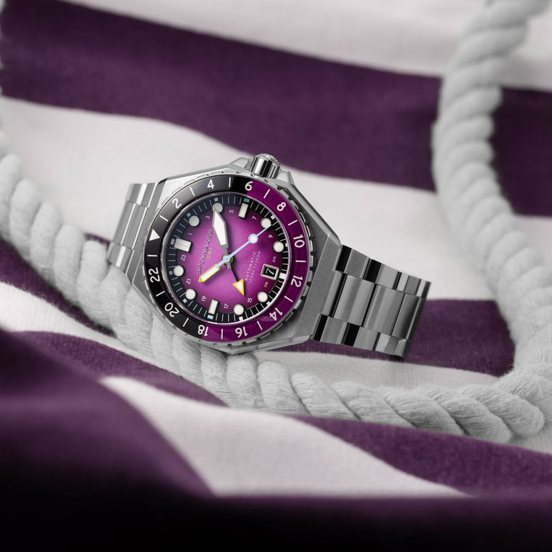 Dumas GMT Automatic Cadmium Violet