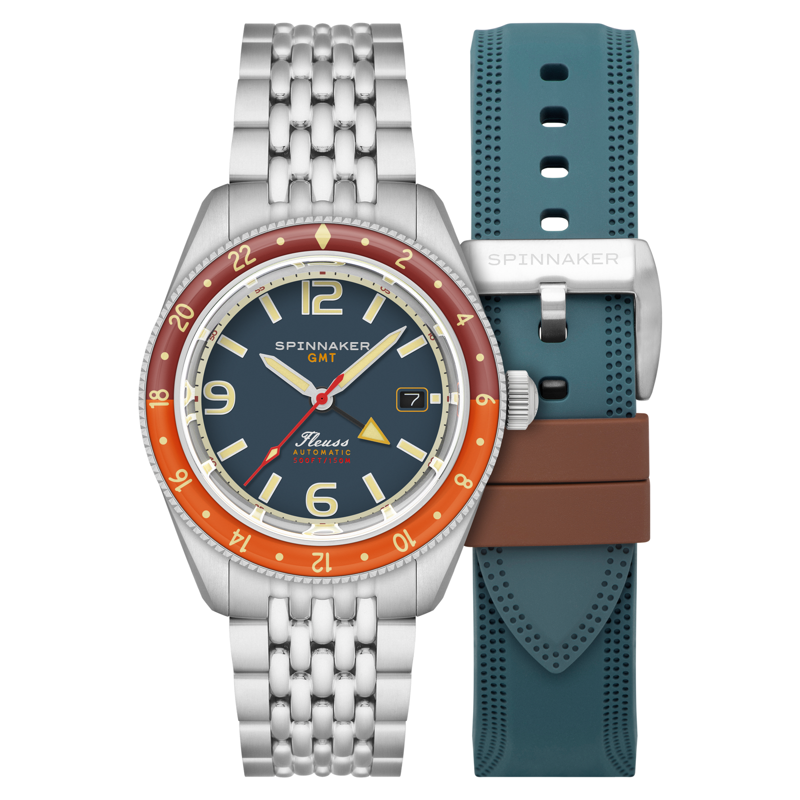 Fleuss GMT Automatic Dark Cerulean Blue