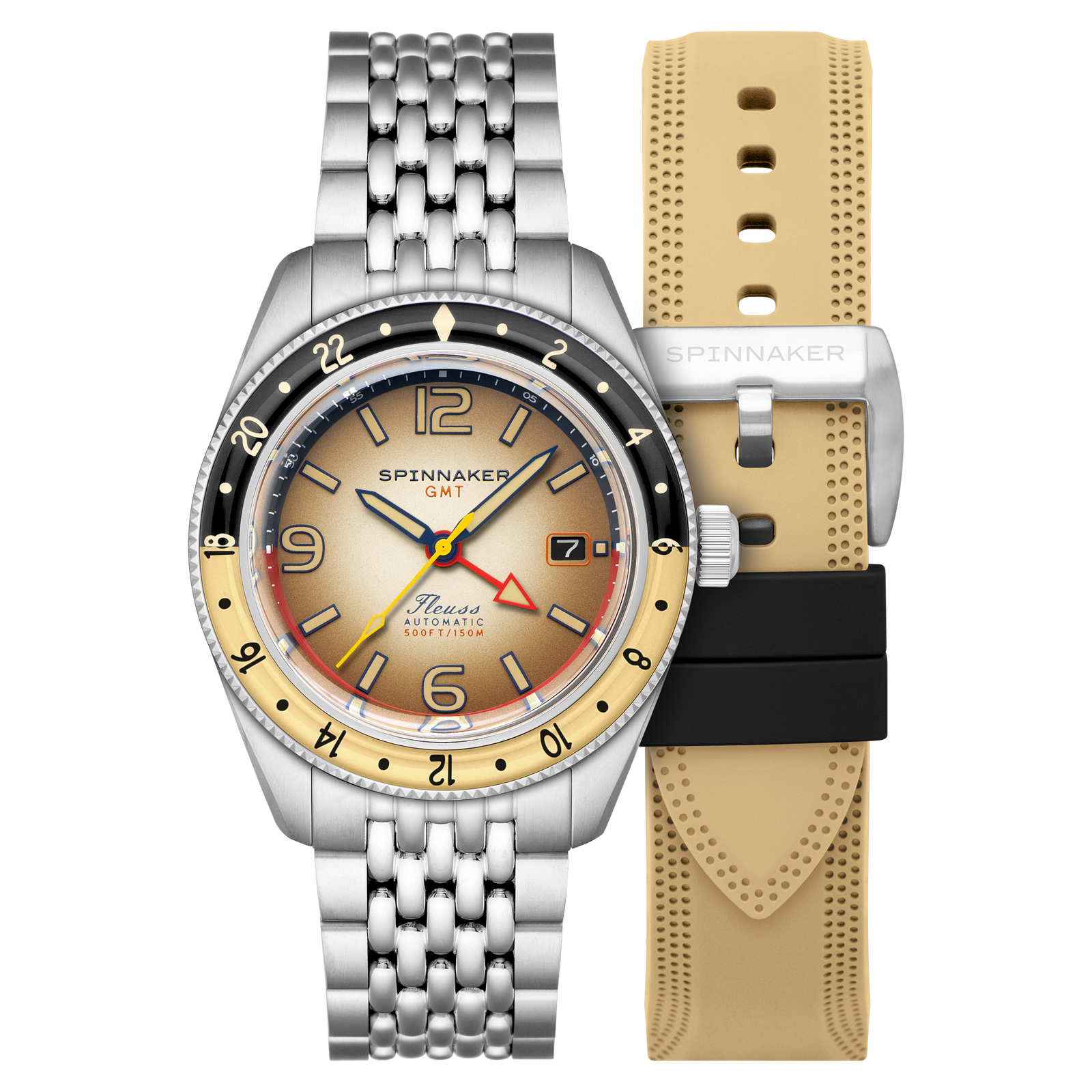 Fleuss GMT Automatic Sandstorm Brown