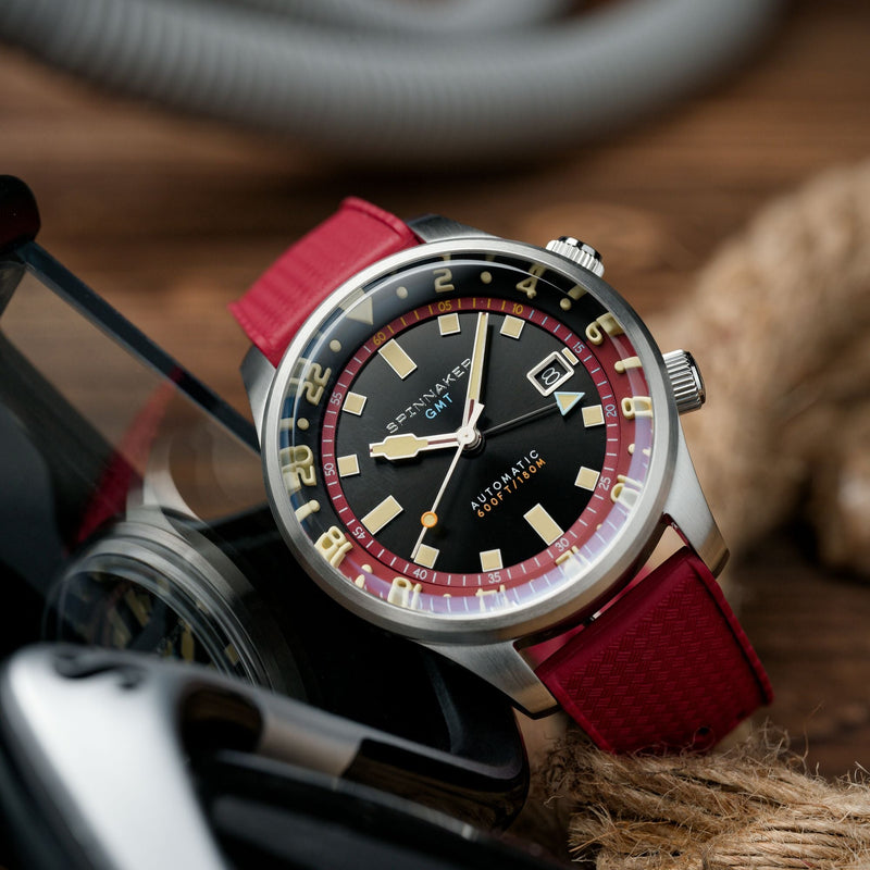 Bradner GMT Automatic Sombre Red