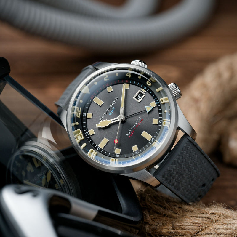 Bradner GMT Automatic Uniform Grey