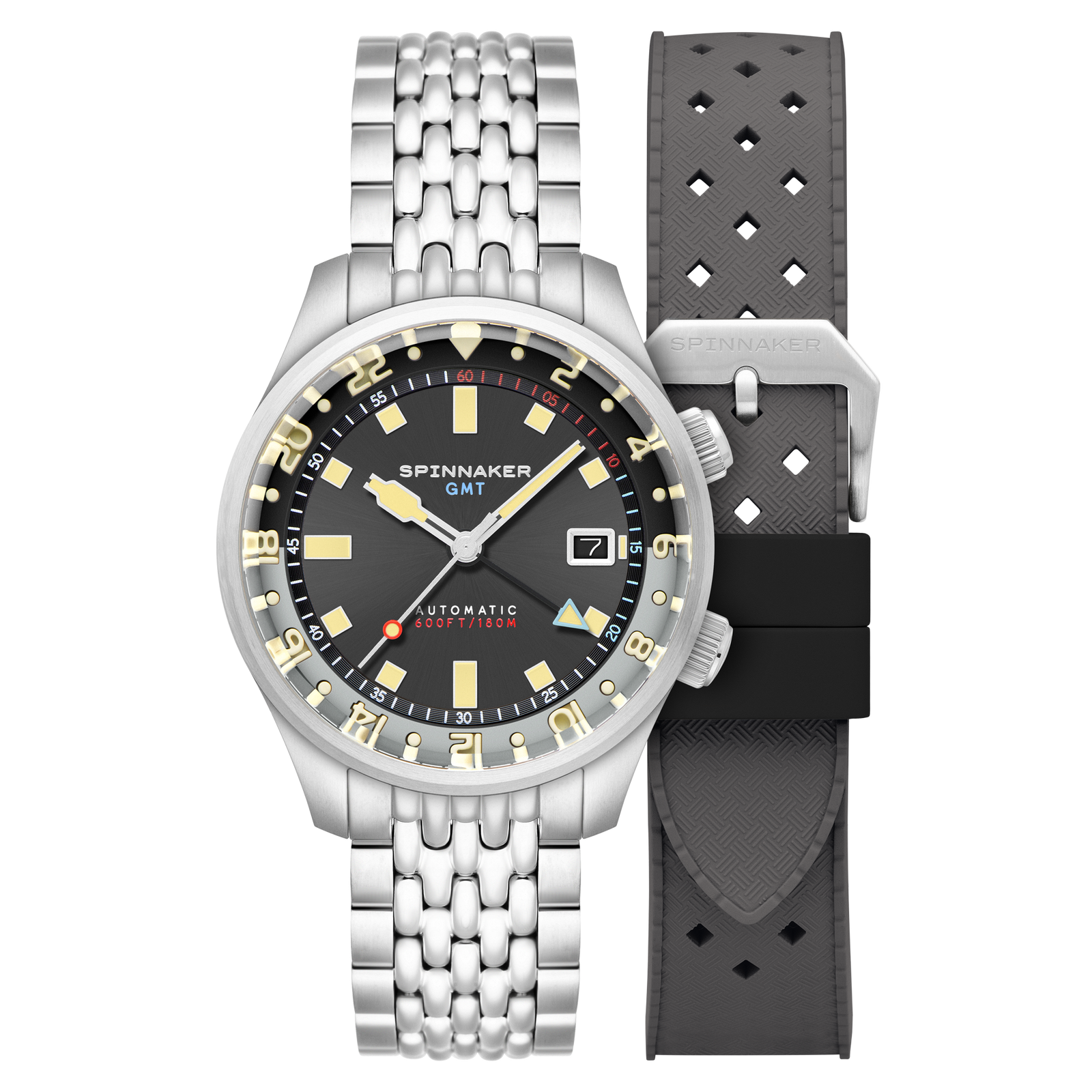 Bradner GMT Automatic Uniform Grey