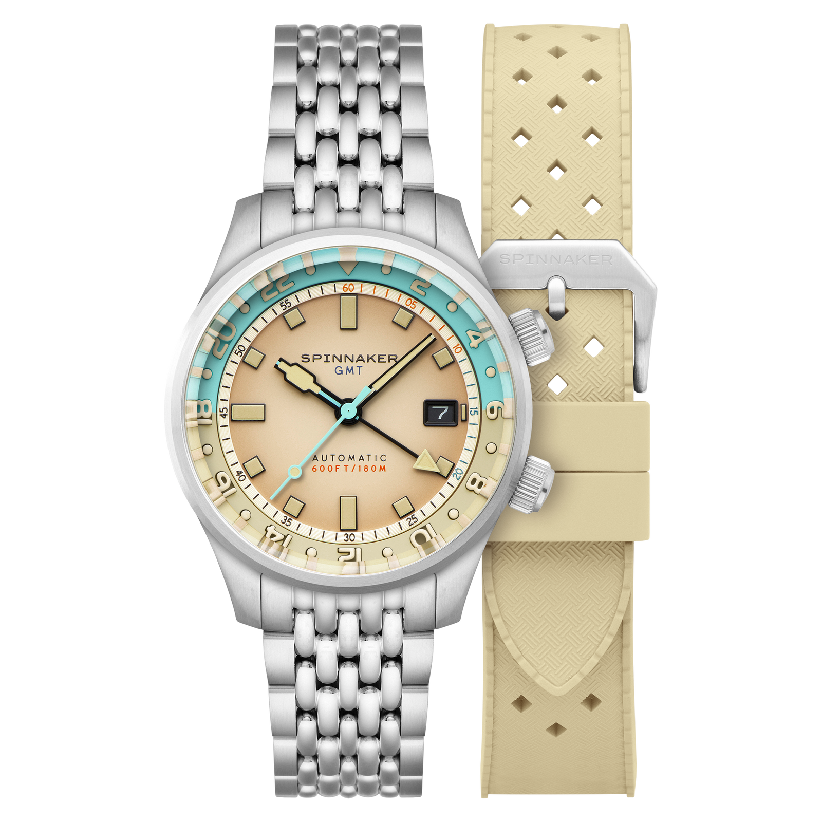 Bradner GMT Automatic Beige Linen