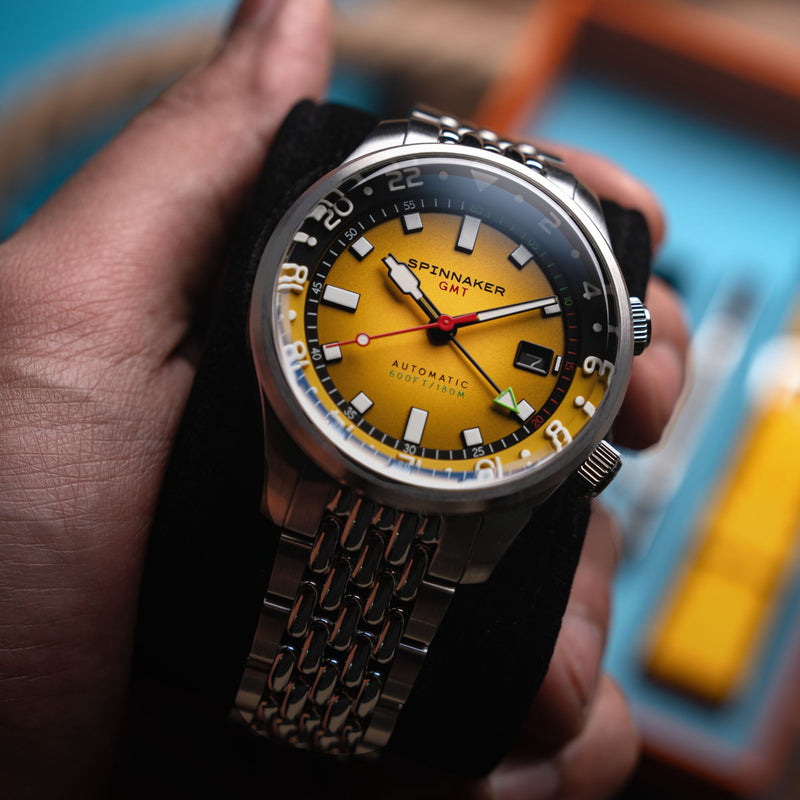 Bradner GMT Automatic Ochre Yellow