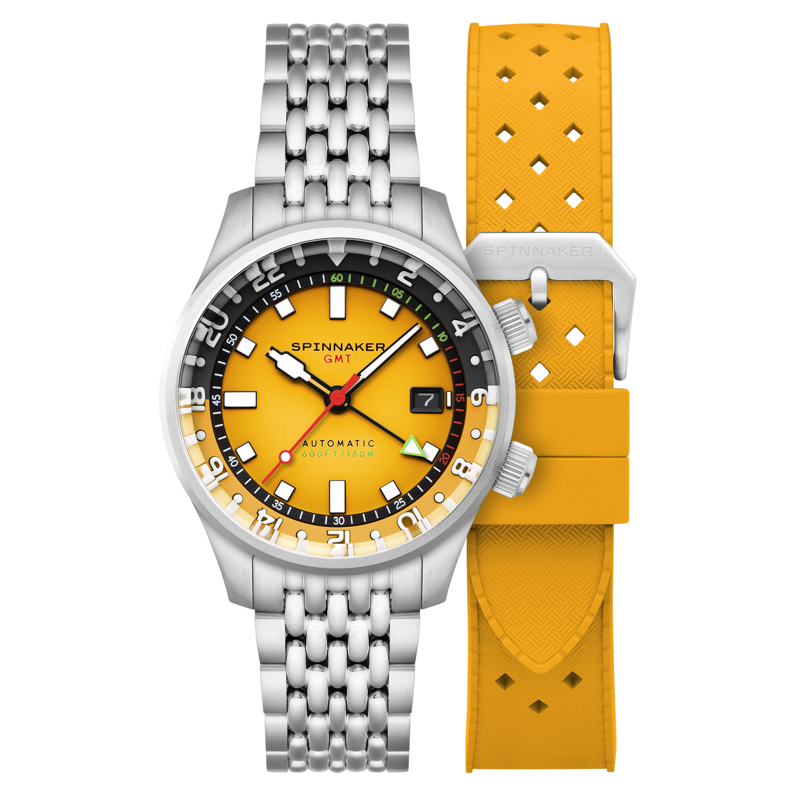 Bradner GMT Automatic Ochre Yellow