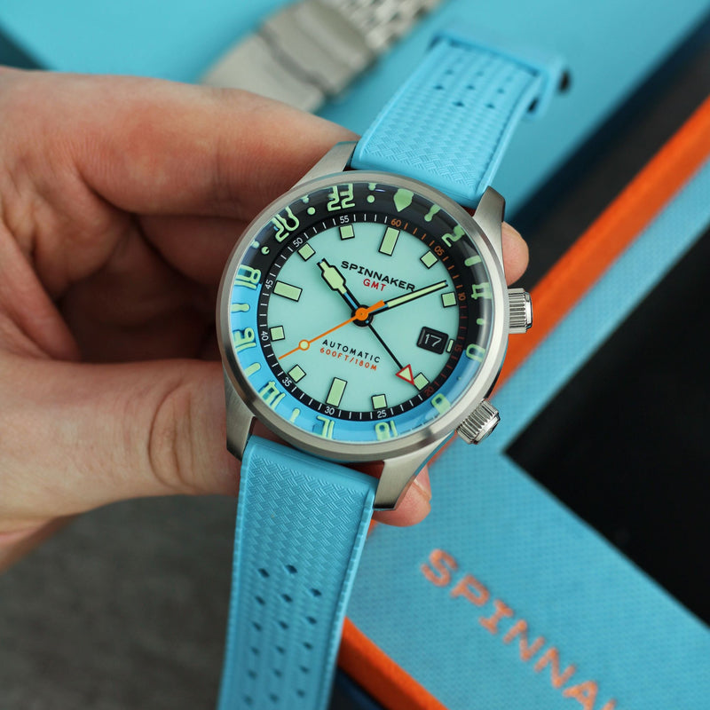 Bradner GMT Automatic Aquamarine Blue