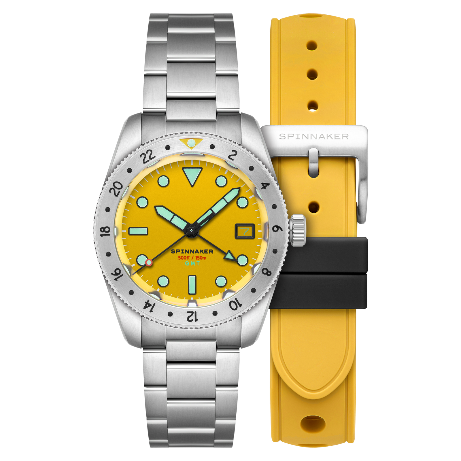 Croft 3912 GMT Automatic Limited Edition Dusk Yellow
