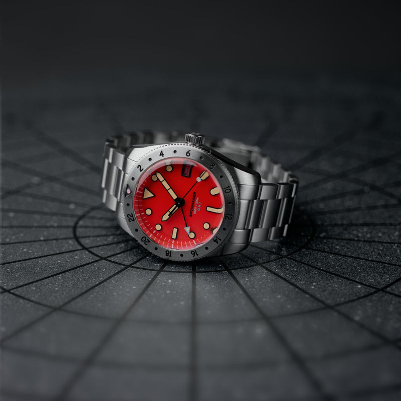 Croft 3912 GMT Automatic Limited Edition Retro Orange