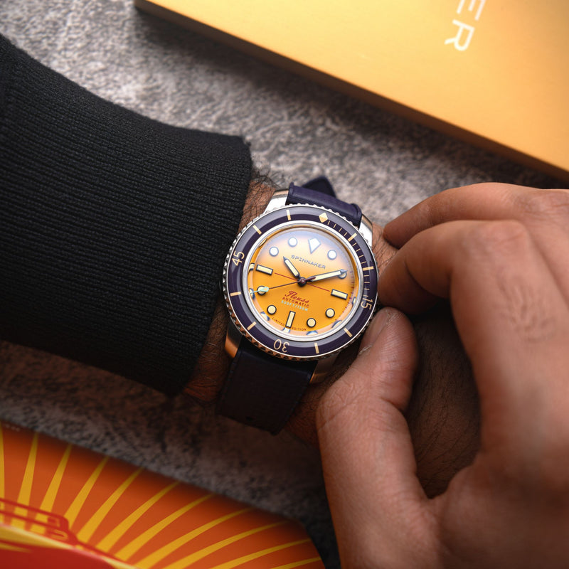 Fleuss 40 Automatic 145th Limited Edition Mustard Yellow