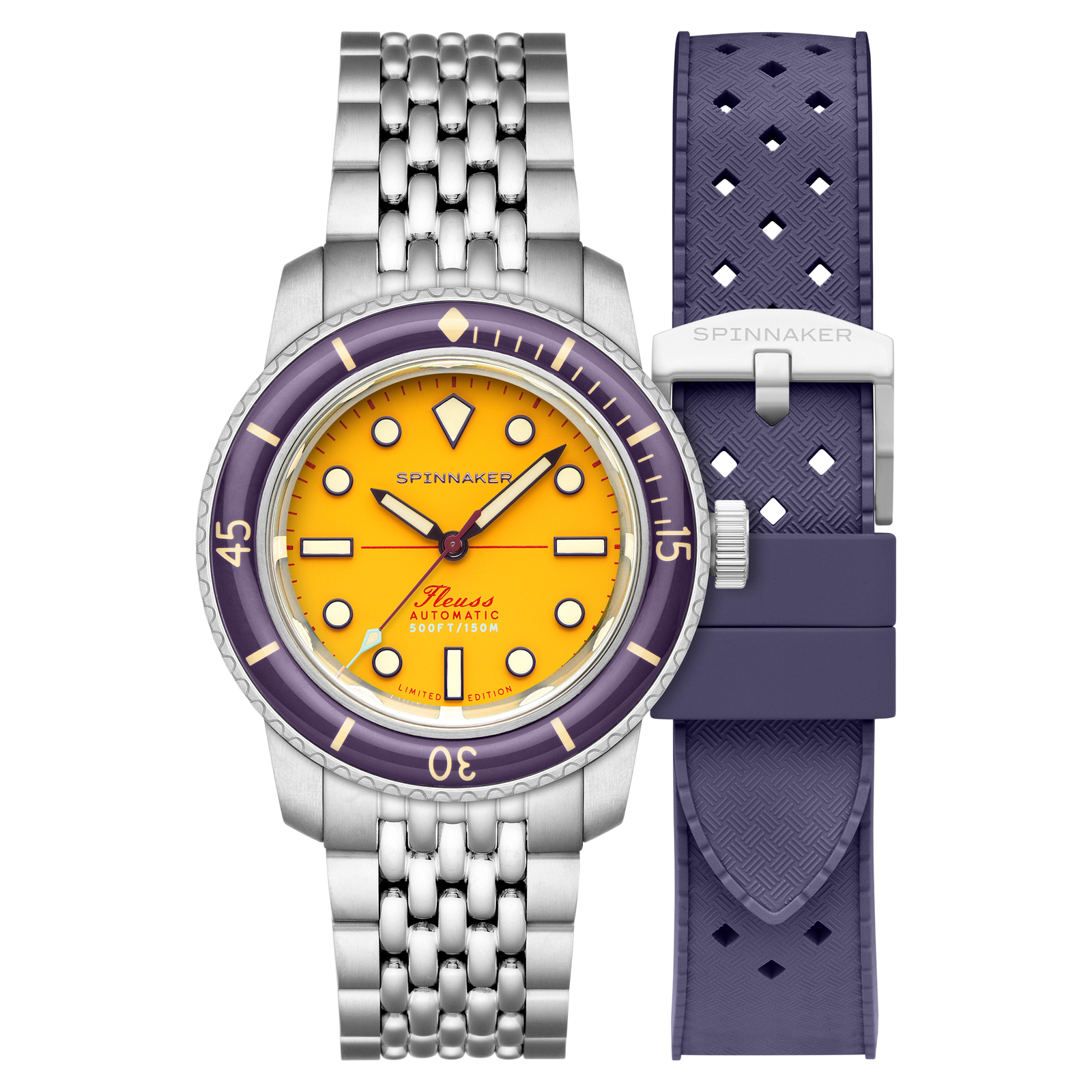 Fleuss 40 Automatic 145th Limited Edition Mustard Yellow
