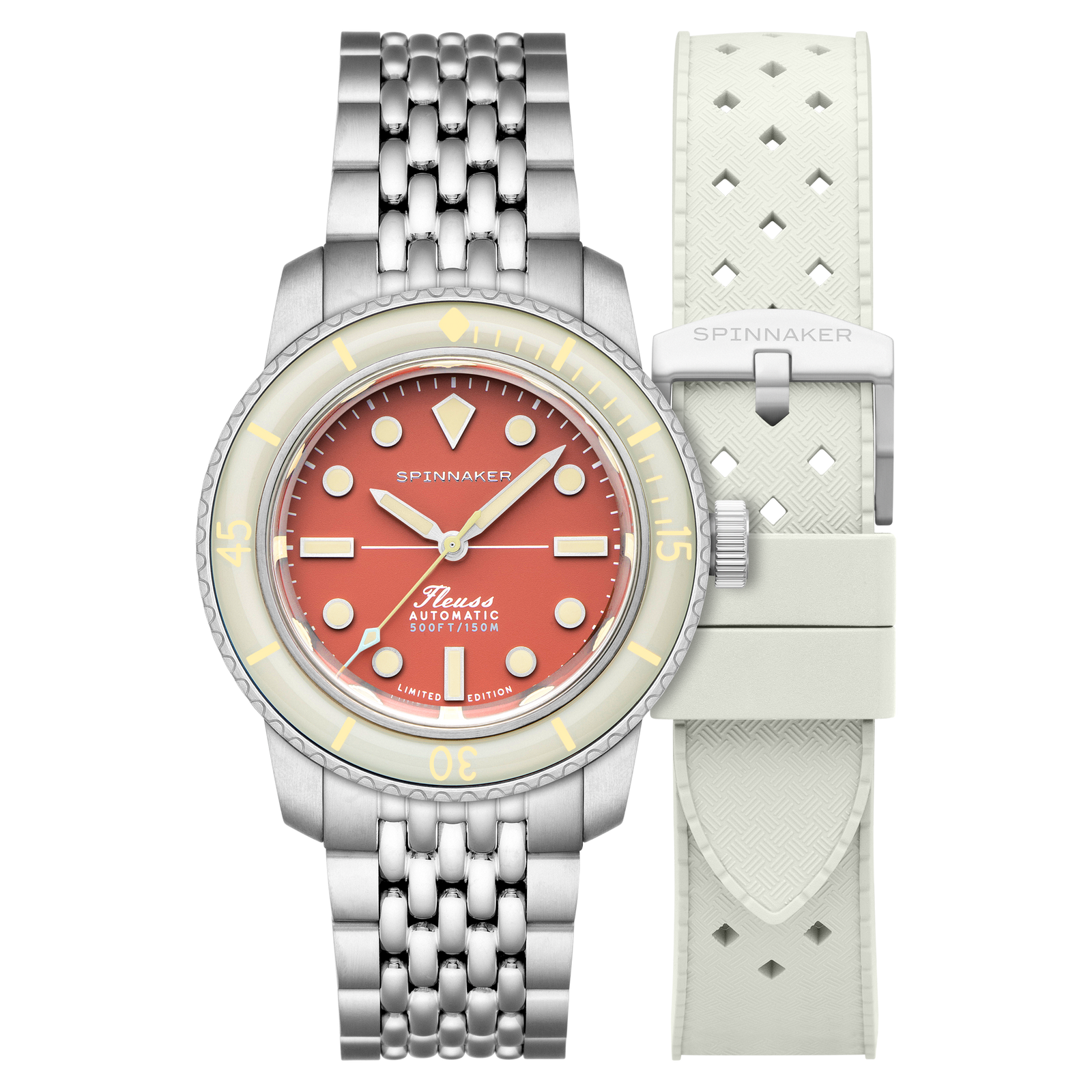 Fleuss 40 Automatic 145th Limited Edition Coral Red