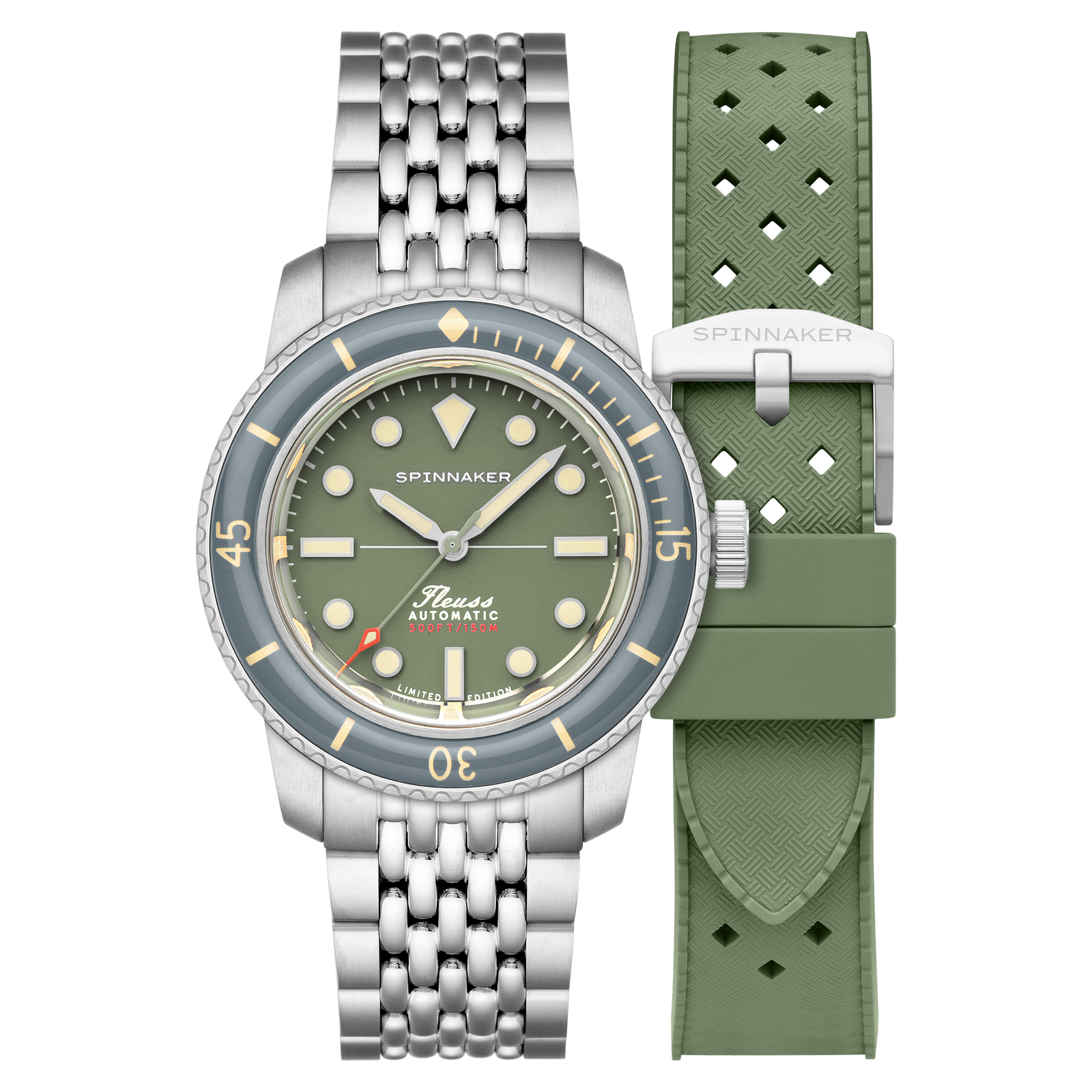 Fleuss 40 Automatic 145th Limited Edition Fern Grey