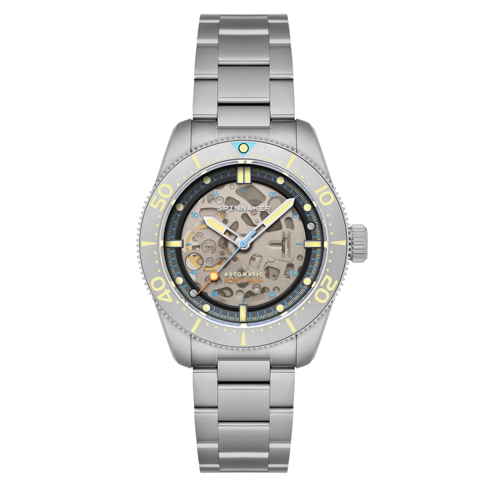 Croft 42 Skeleton Automatic Sandblasted Steel