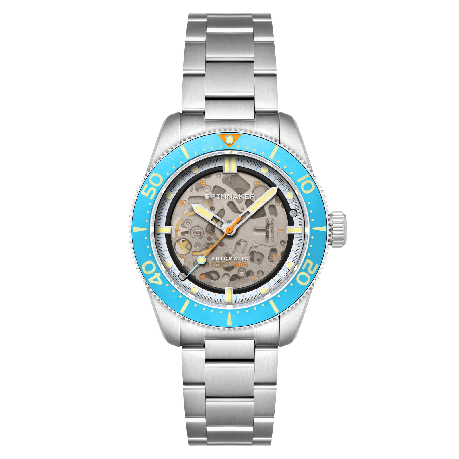 Croft 42 Skeleton Automatic Blue Ceramic