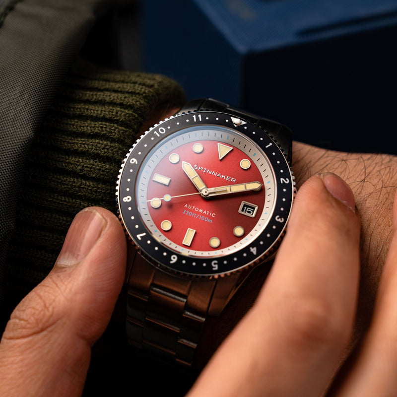 Croft Pioneer Automatic Sangria Red