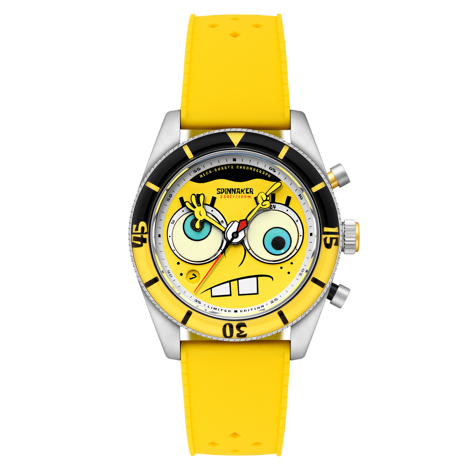 Fleuss Chronograph Spongebob Squarepants Eyedial Limited Edition Eye Spy Yellow