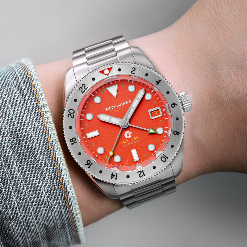 Croft 39 GMT Automatic Flame Red