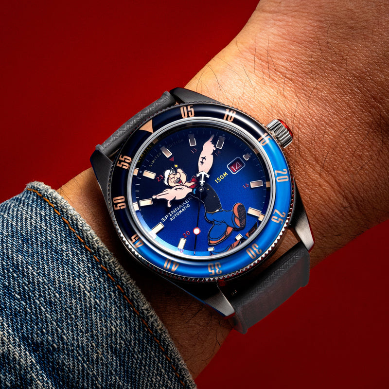 Fleuss Automatic Popeye Bronemies Limited Edition Popeye Blue
