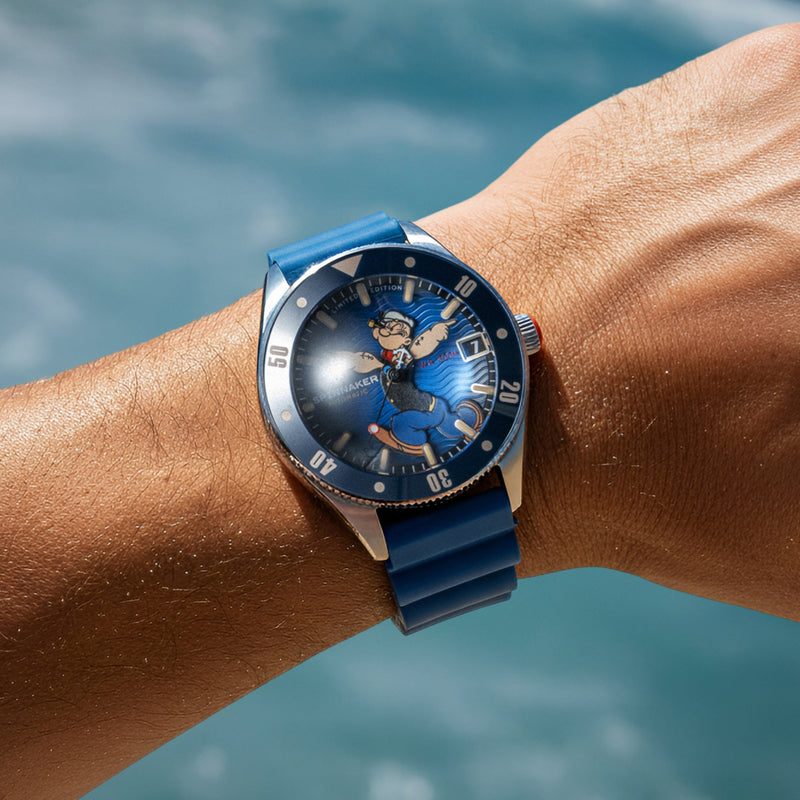 Challenger Automatic Popeye Anchor Arms Limited Edition Blue Buoy