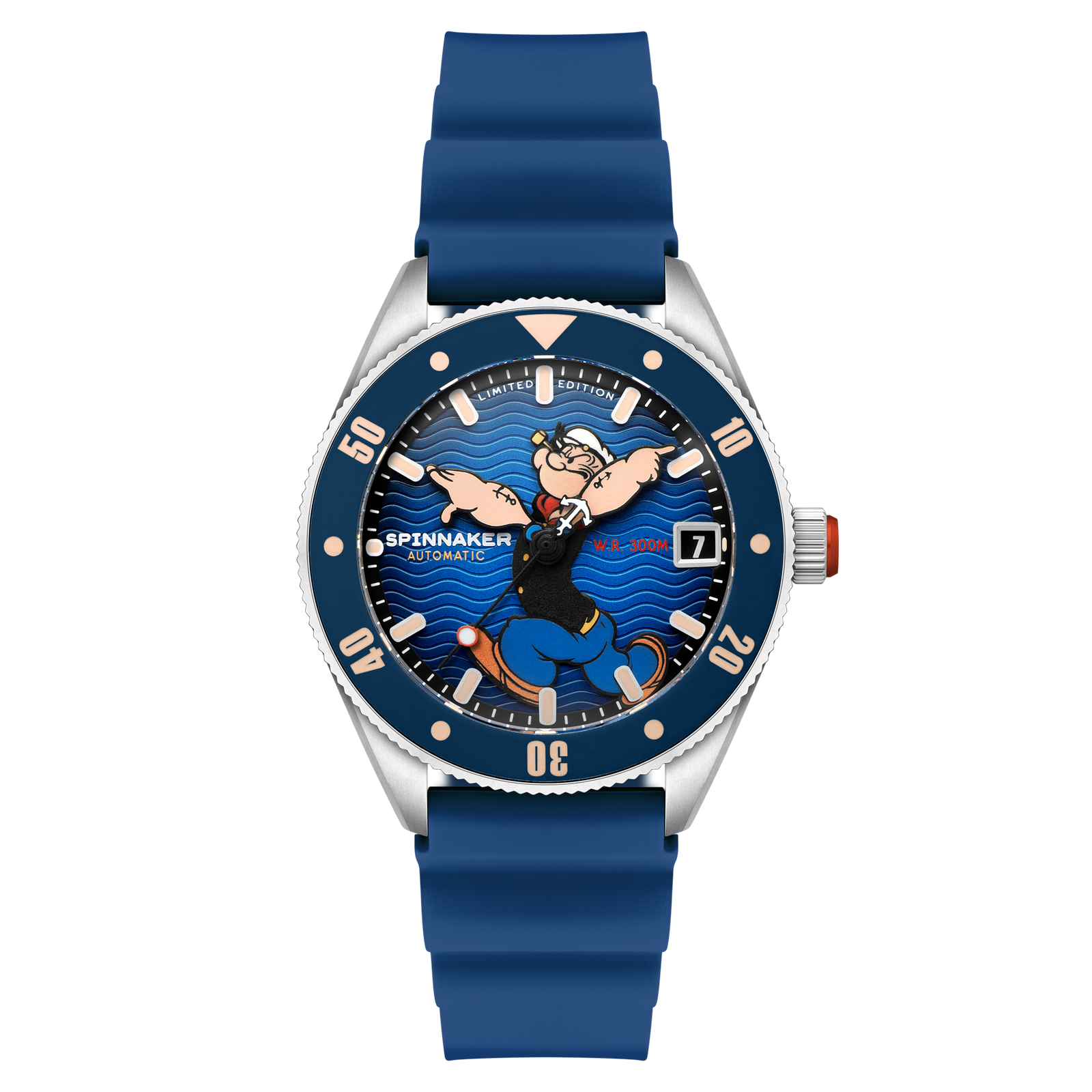 Challenger Automatic Popeye Anchor Arms Limited Edition Blue Buoy
