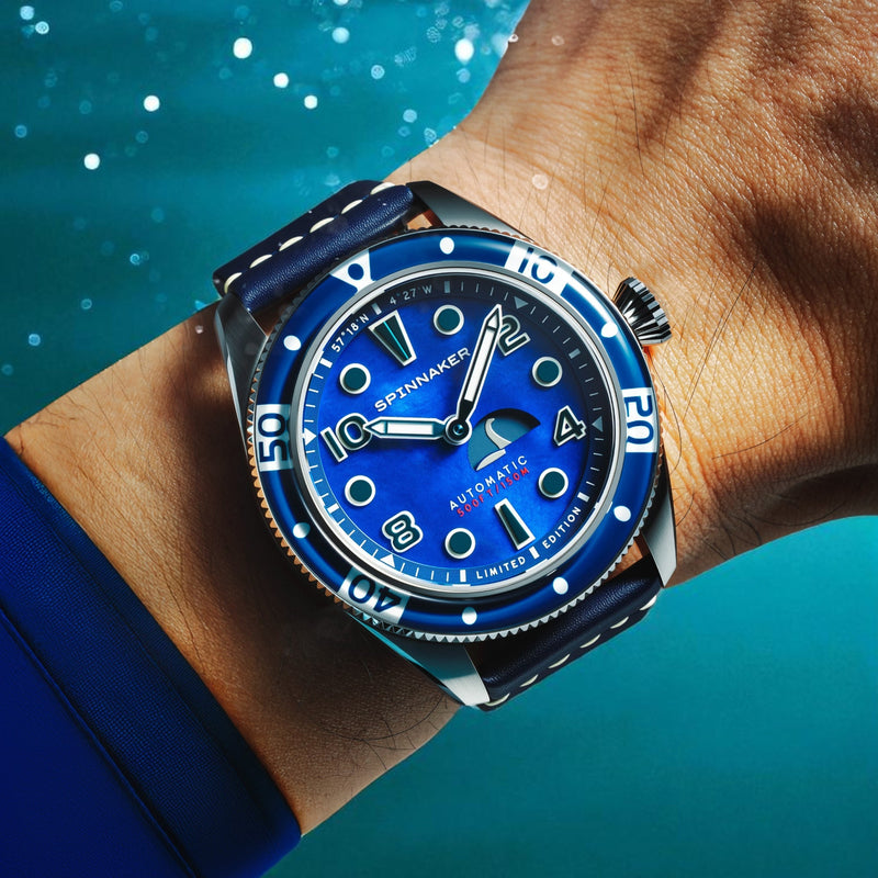 Fleuss Automatic Nessie Pearl Diver Limited Edition Nessie Blue