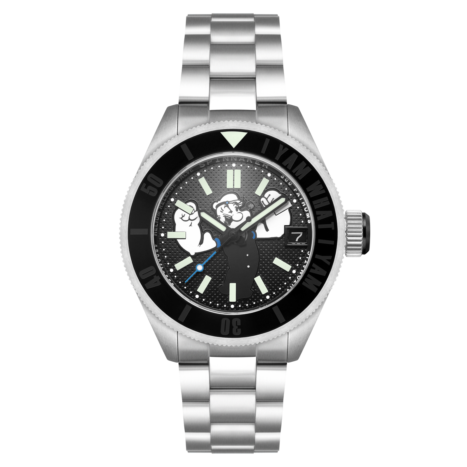 Piccard Automatic Popeye Forearm Fury Limited Edition Barnacle Black