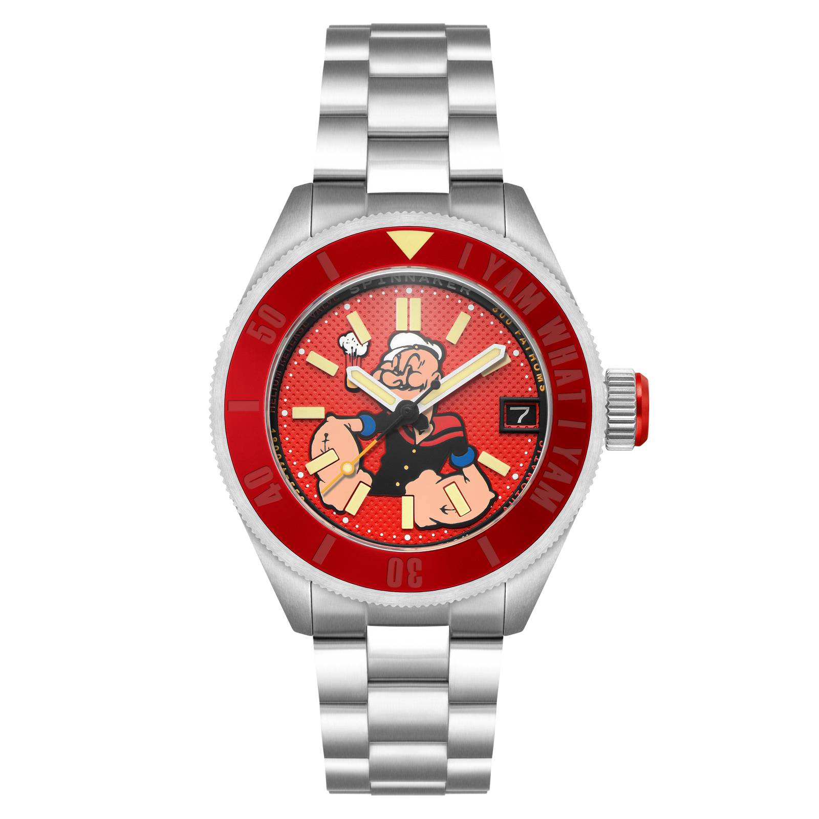 Piccard Automatic Popeye Forearm Fury Limited Edition Blistering Red
