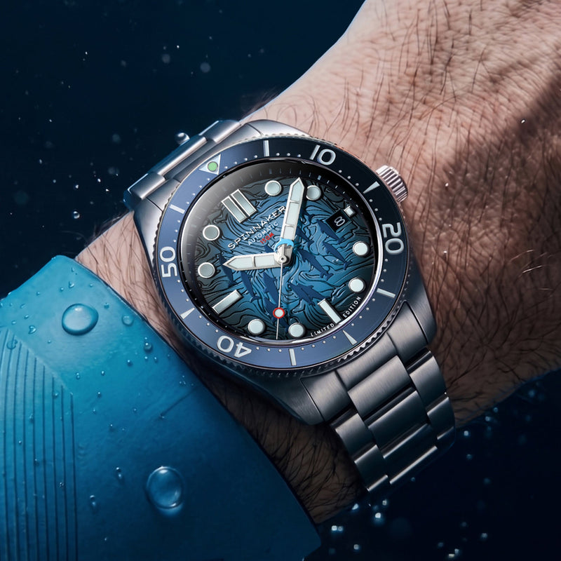 Croft Mid-size Automatic Dolphin Project Limited Edition Aqua Play