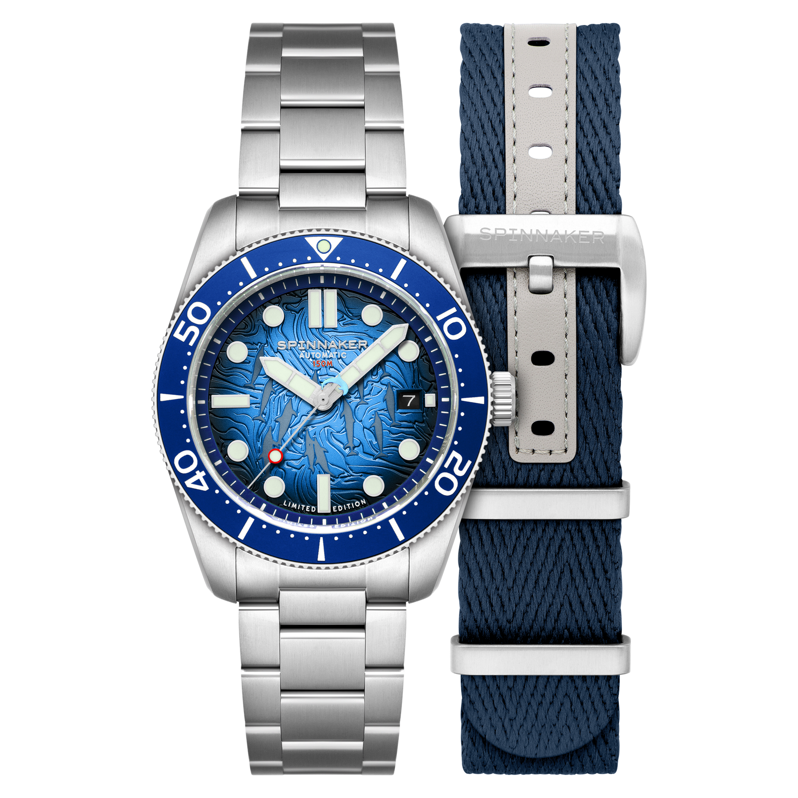 Croft Mid-size Automatic Dolphin Project Limited Edition Aqua Play