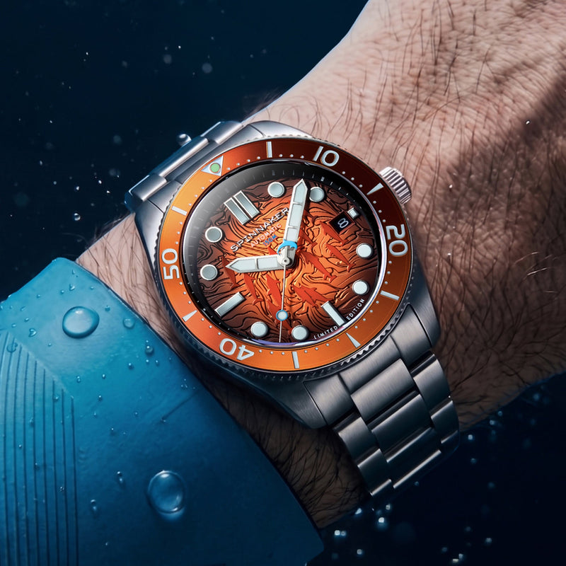 Croft Mid-size Automatic Dolphin Project Limited Edition Sunrise Splash