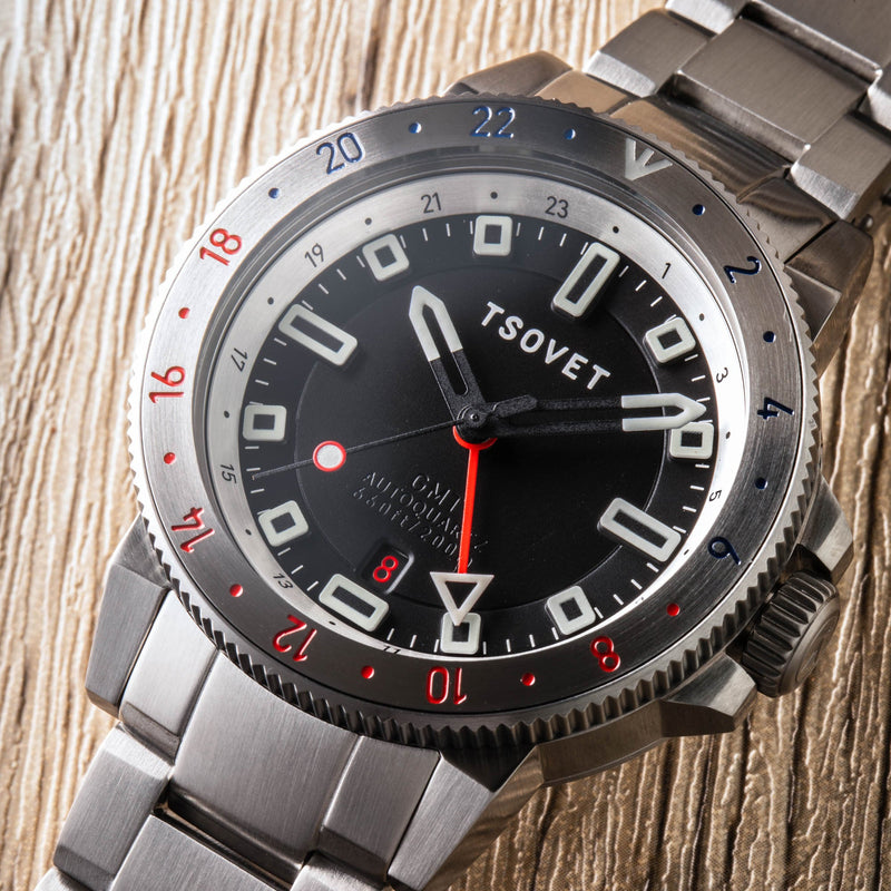 SMT DW42 GMT Japan Hybrid Automatic Black