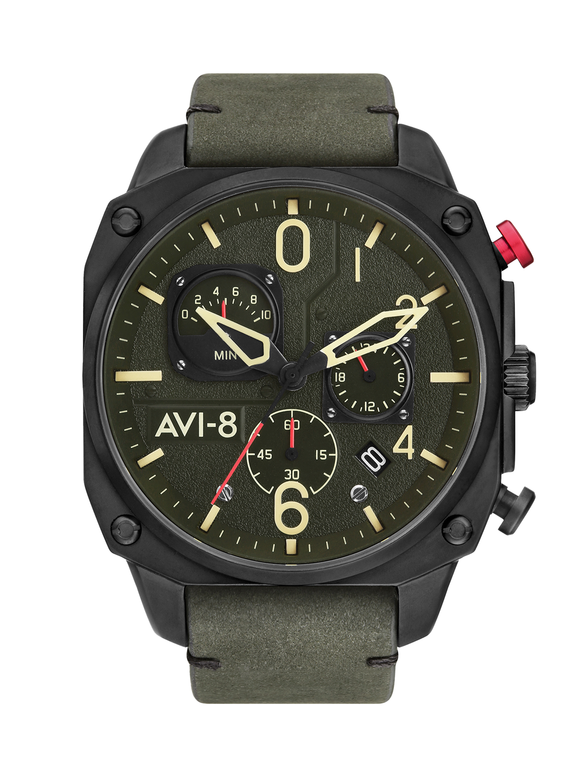 DEEP GREEN BLACK RETROGRADE CHRONOGRAPH 1