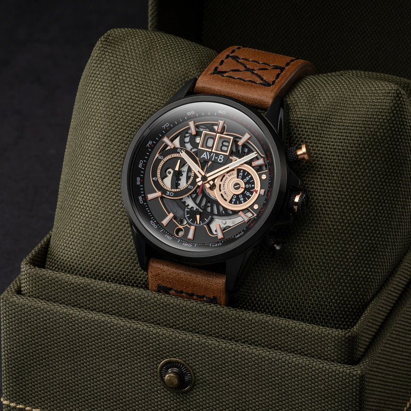 Hawker Harrier Matador Chronograph Bronze Carbon