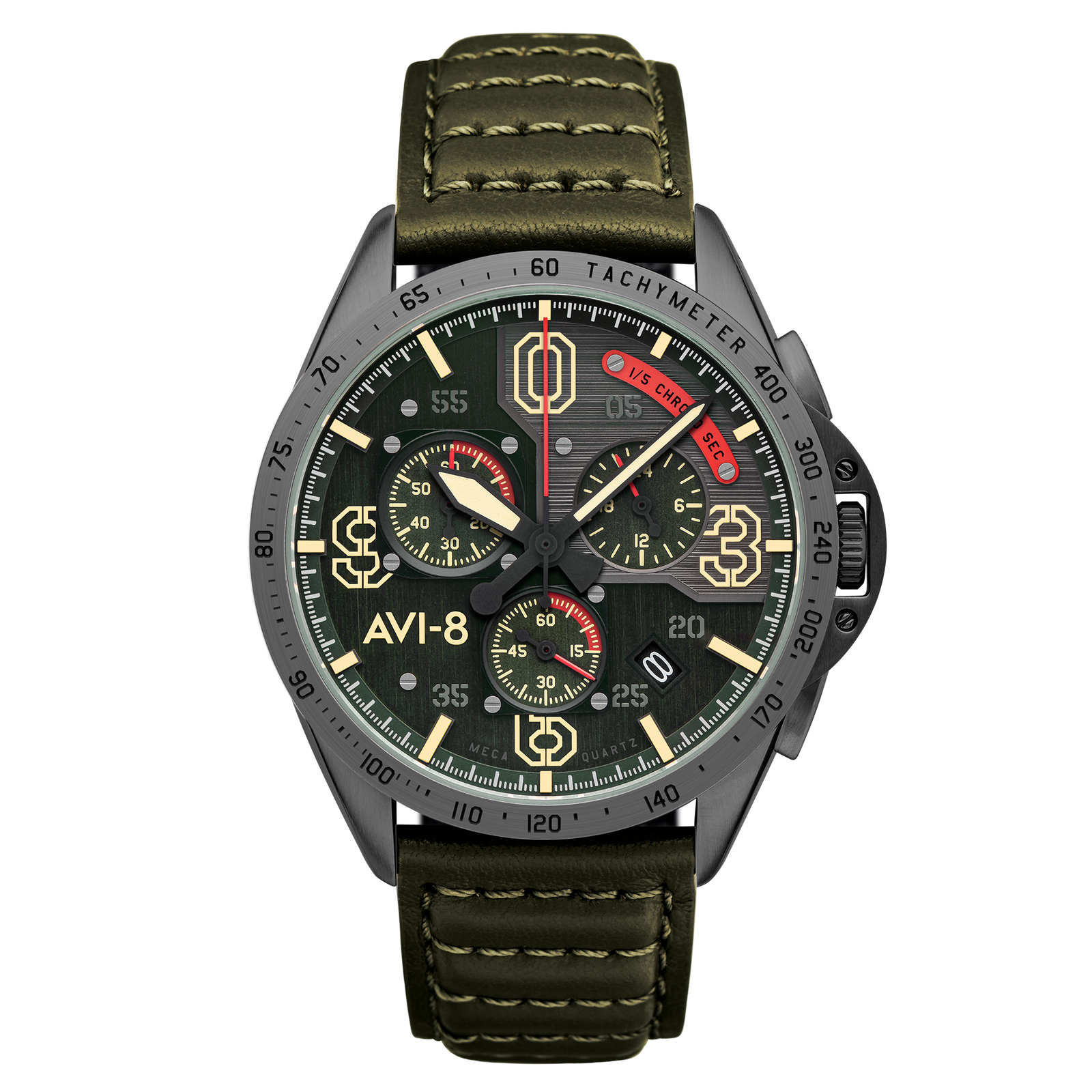 P-51 Mustang Blakeslee Chronograph Leaf Green