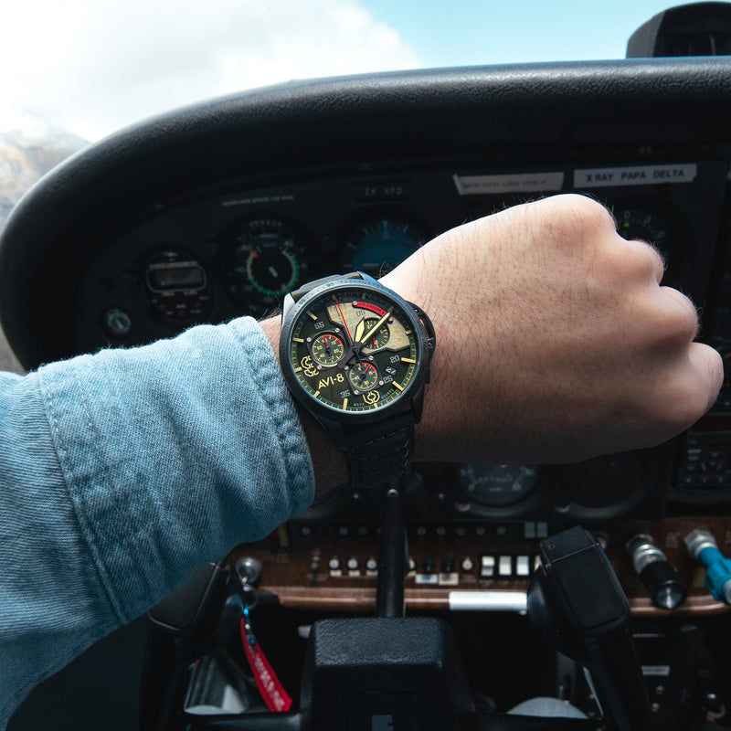 P-51 Mustang Blakeslee Chronograph Leaf Green