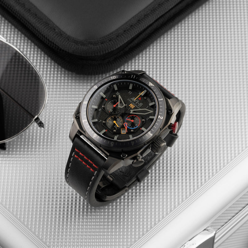 Hawker Hunter Atlas Dual Time Chronograph Black Ops