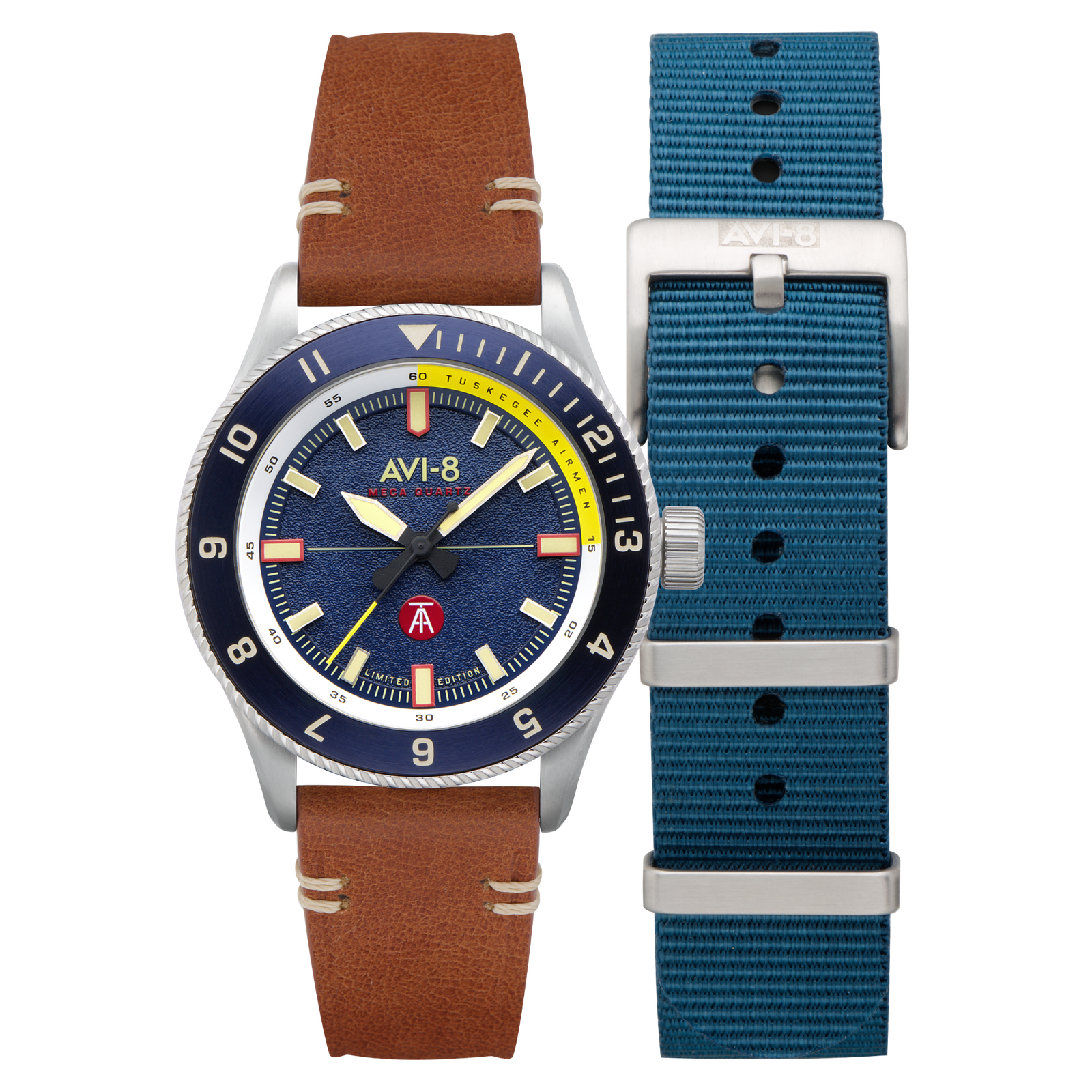 Flyboy Tuskegee Airmen Meca-Quartz Limited Edition Lucera